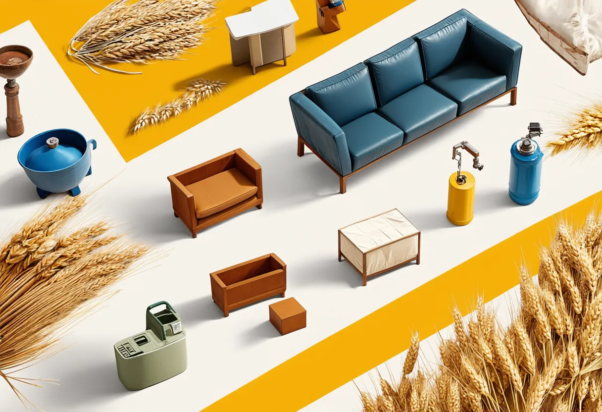 exports of Lithuania refined petroleum furniture plastic products natural gas wheat