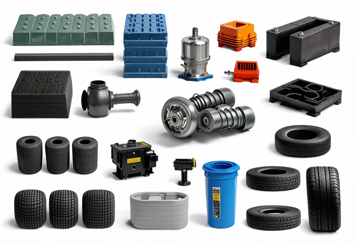 exports of Luxembourg iron blocks plastic products rubber tires plastics gas turbines