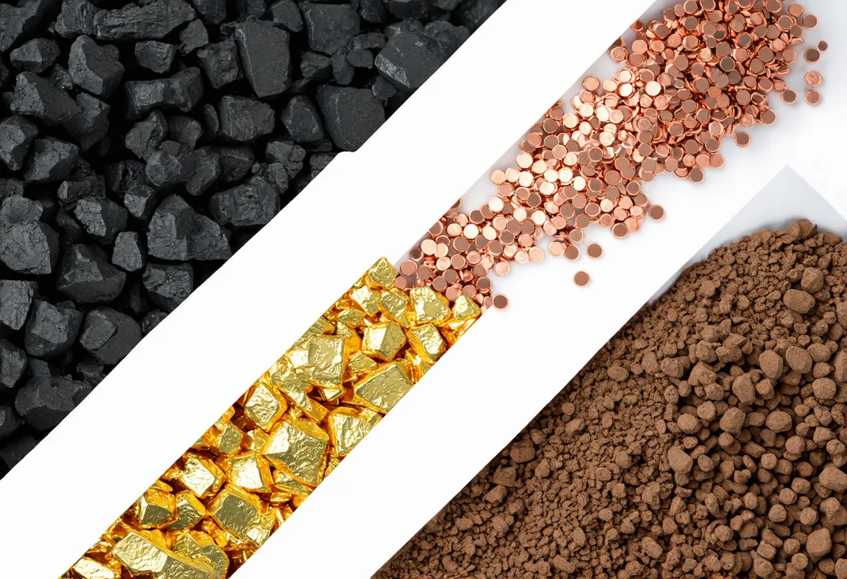 exports of Mongolia coal copper ore gold animal hair iron ore