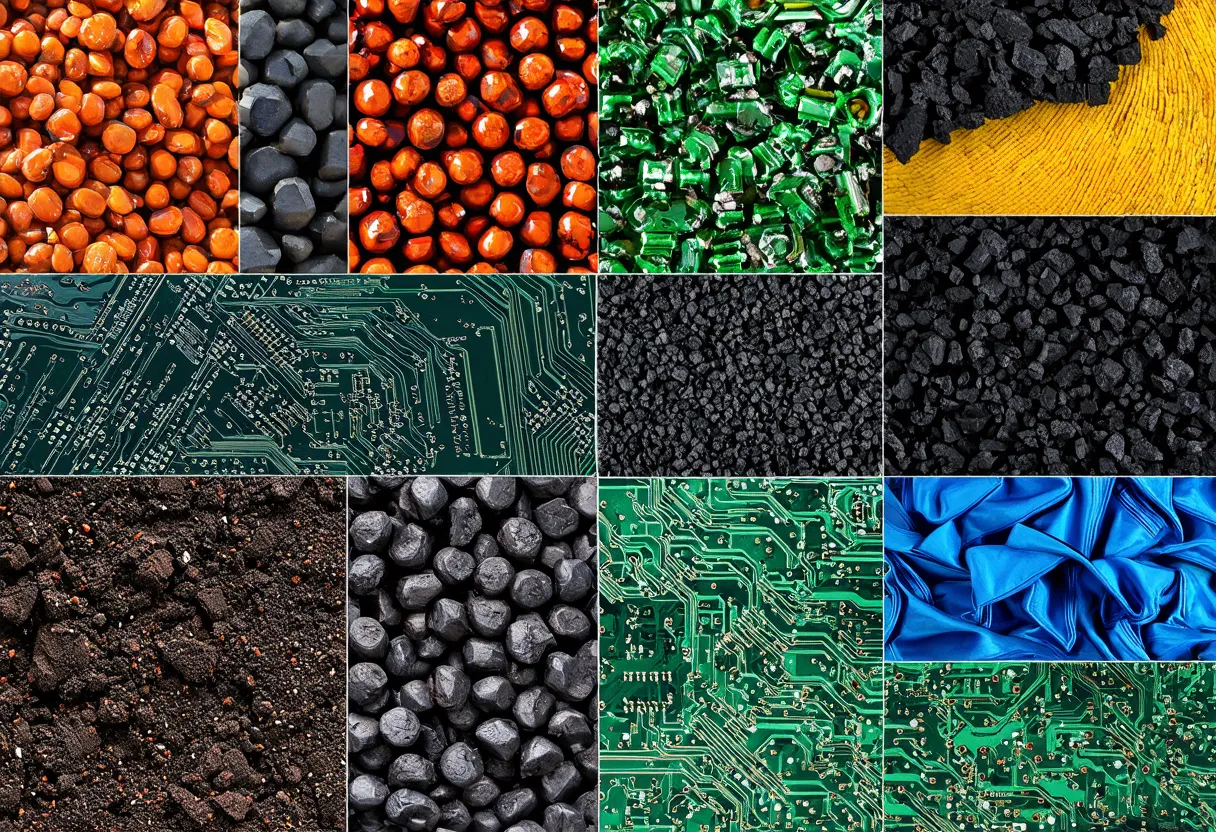 imports of Japan crude petroleum natural gas coal integrated circuits garments